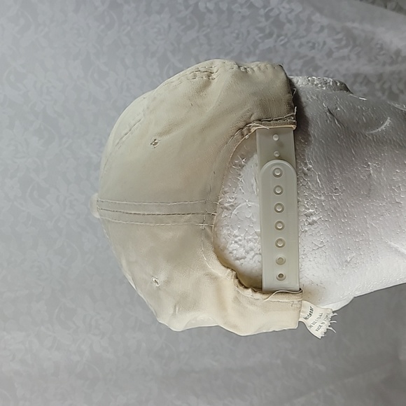 Vintage Youngan Mobil Pipeline Snap Back Hat White/Red - Picture 3 of 9